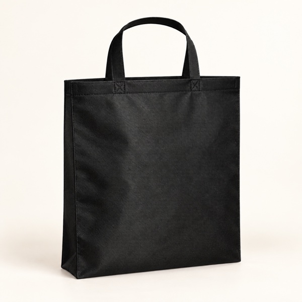 Sac non tissé Noir à anse – 38×40