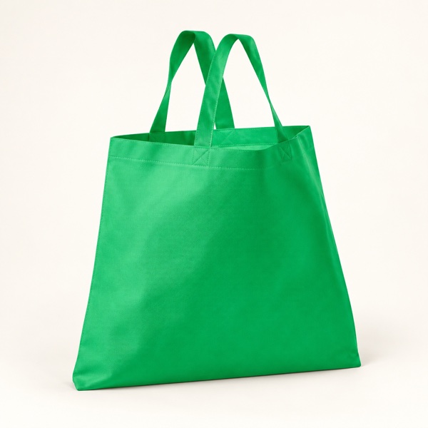 Sac non tissé Vert à anse – 38×40