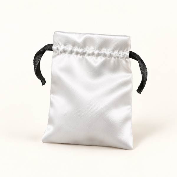 Pochons Satin Blanc – 8x10cm