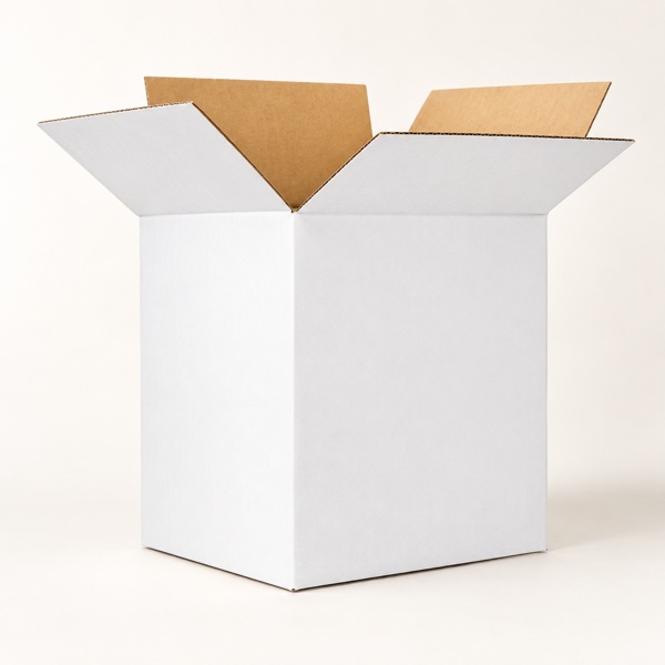 Caisse carton Blanc – 33x20x34