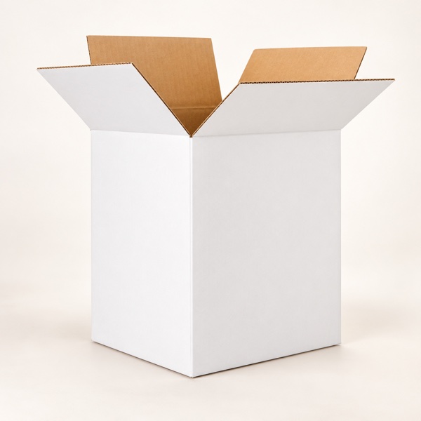 Caisse carton Blanc – 28x21x34