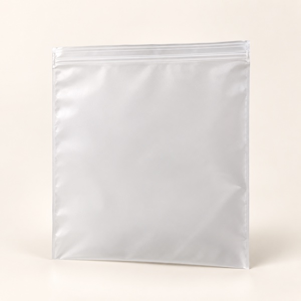 Zipper Bag Transparent Givré – 14x16cm