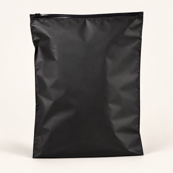 Zipper Bag Noir Mat – 34x45cm