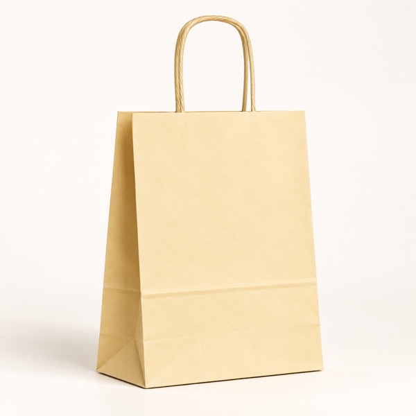 Sac Papier Nude Premium à Poignées Torsadées – 22x11x27